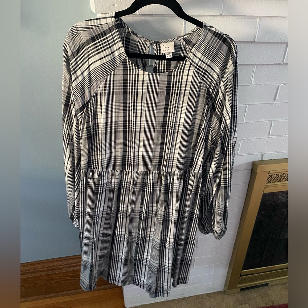 Sz XXL A New Day Plaid Dress